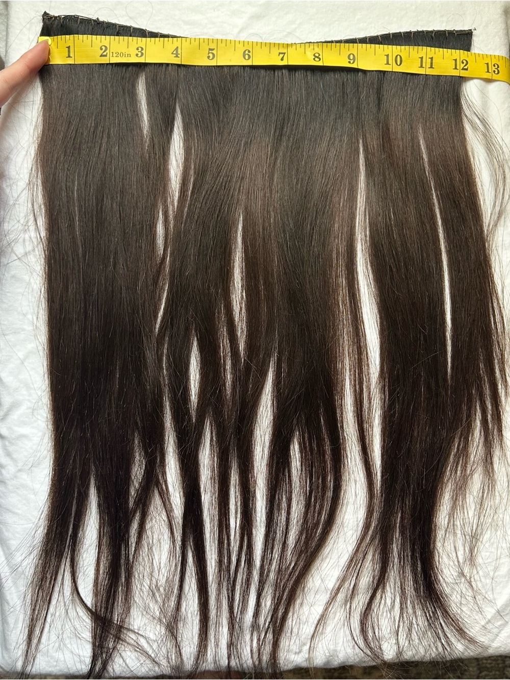 Bellami Off Black/mocha Cream Flex Weft 18” Human Hair Extensions - Picture 7 of 11